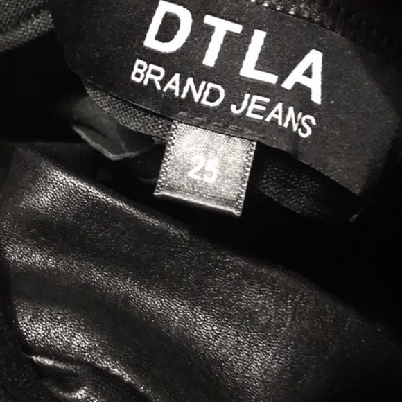 NWT DTLA Lambskin Leather Leggings/Pants - Picture 8 of 9